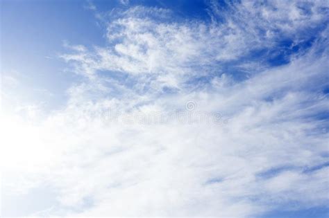 Small Clouds In The Blue Sky Evening Sky With Lots Small Clouds