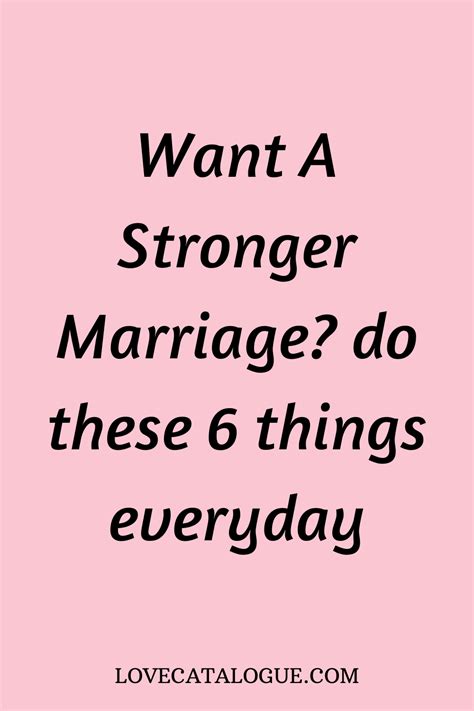 6 ways on how to strengthen your marriage every day marriage relationship advice marriage tips