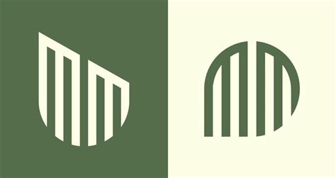 Premium Vector Creative Simple Initial Letters Mm Logo Designs Bundle