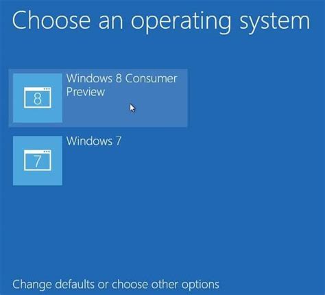 Use The Old Windows Boot Manager On A Windows 8 Dual Boot System
