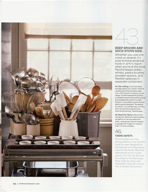 Circa Martha Stewarts 50 Top Kitchen Tips