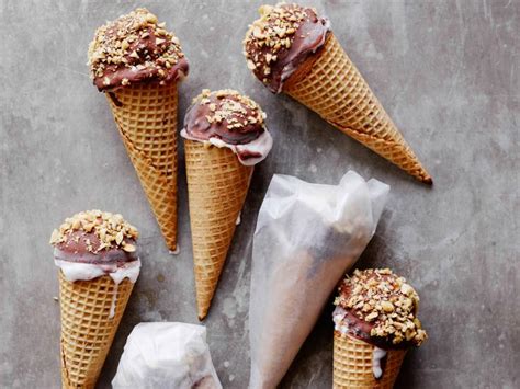 Chocolate Dipped Ice Cream Cones Recipe Cooking Channel