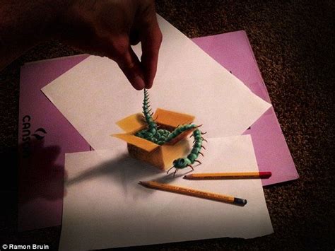 You Wont Believe Your Eyes Artist Creates Amazing 3d Drawings With