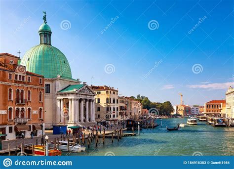 Venice Italy September 2017 View Of San Simeone Piccolo Church