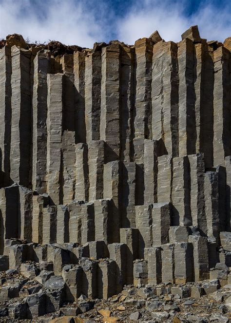 Basalt Columns The Wall Iceland Basalt Columns Wonders Of The