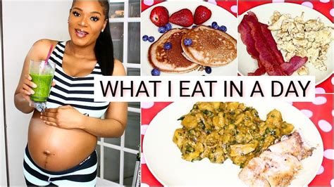 what i eat in a day pregnant and healthy meals omabelletv youtube