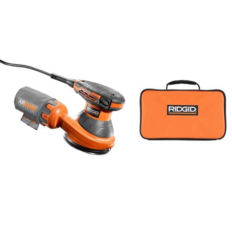 Ridgid 5 Inch Corded Random Orbital Sander With Airguard Technology