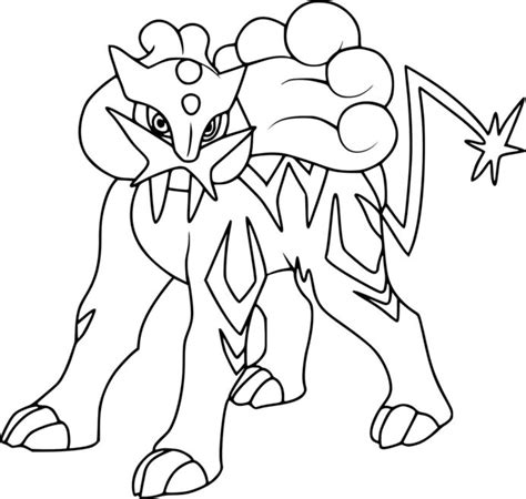 Pokemon Solgaleo Coloring Pages