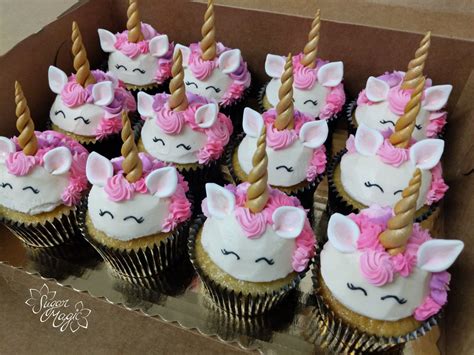 Pink Unicorn Cupcakes Unicorn Cupcakes Creative Cupcakes Cookie