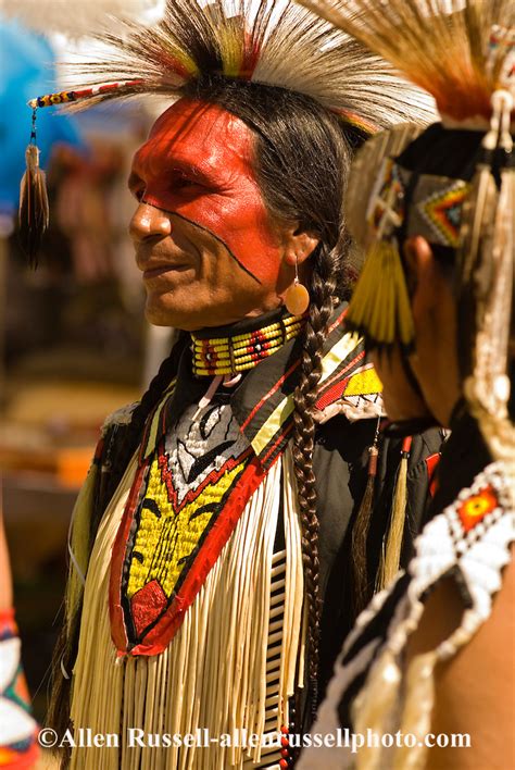 Sioux Traditional Dancer At Crow Fair Powwow Crow Indian Reservation