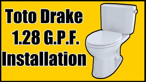 Toto Drake Comfort Height Elongated Toilet Youtube
