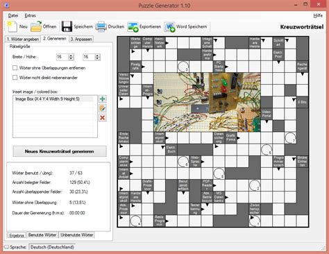 Puzzle Generator Eigene Kreuzworträtsel und Wortsuchrätsel