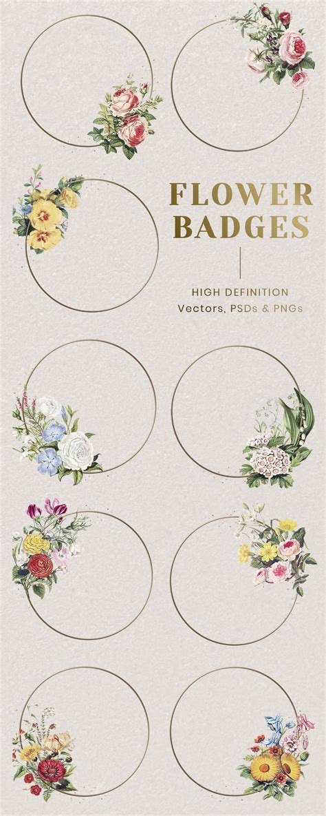 Beautiful Vintage Floral Botanical Illustrations Turned Into Various