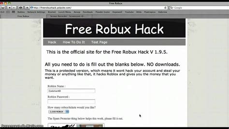 Free Robux Hack Works Youtube