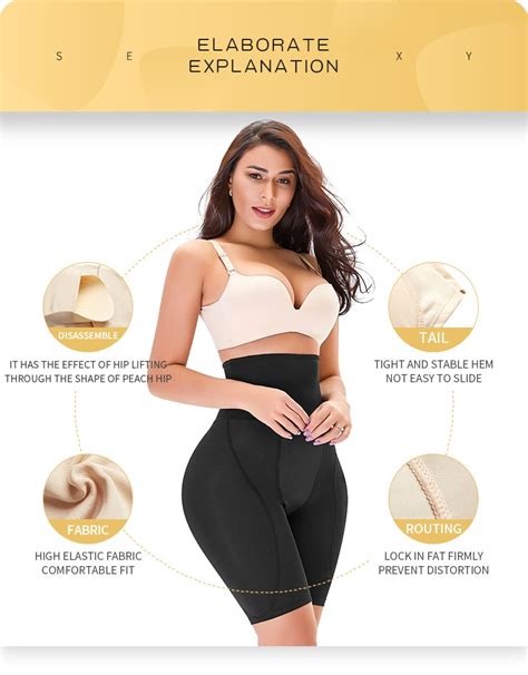 Hot Women Body Shaper Butt Lifter Fake Buttocks Sponge Pad Control Panties Shapewear Tummy Hip