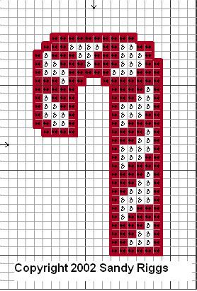 Learn how to cross stitch and download hundreds of free cross stitch patterns. Tiny Candy Cane Cross Stitch Pattern