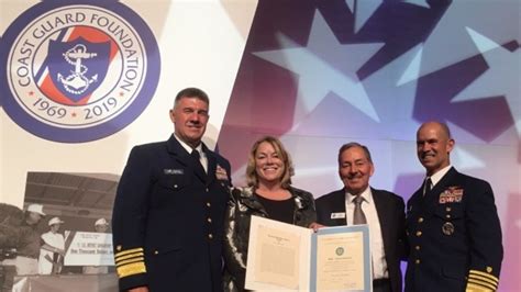 Coast Guard Foundation Presented With The United States Coast Guards