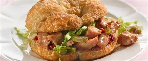 Preheat your oven to 400 f degrees. Chicken Louis Sandwiches | Recipe | Croissant sandwich ...