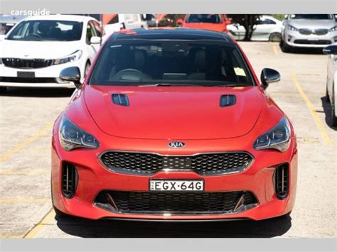 2019 Kia Stinger Gt Red Leather For Sale 62888 Automatic Sedan
