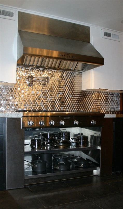 Get your custom made, removable, stainless steel shelf up to 10 deep for each backsplash. Making a Statement with Your Kitchen Backsplash (With ...