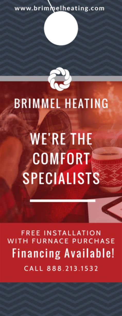 Use them to let customers know they missed a service appointment express press hvac marketing will custom design any idea you have for a door hanger or you can upload your own design. HVAC Door Hanger Template | MyCreativeShop