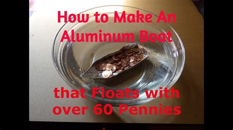 How to build a aluminum foil boat aluminumfoilboat.4.25.12_lg16x. How to Make an Aluminum Boat that Floats with over 60 ...