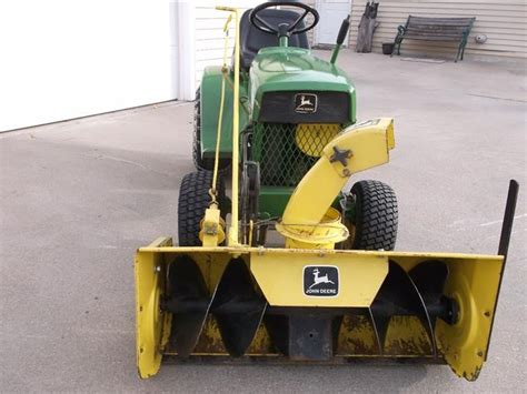 This video will show you how to easily install a snowblower. 1969 / 1971 John Deere 112 Lawn & Garden Tractor W/38 ...