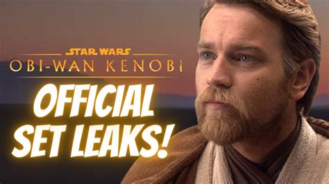 big set leaks for the obi wan kenobi series star wars news youtube