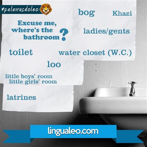 Banheiro Em Inglês Britânico