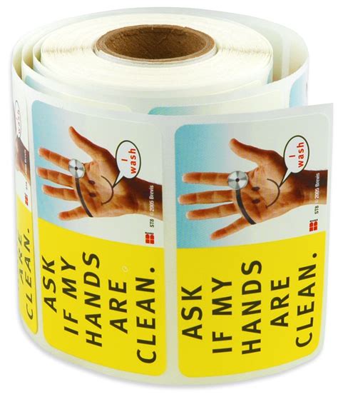 Ask If My Hands Are Clean Stickers With Removable Backing Brevis