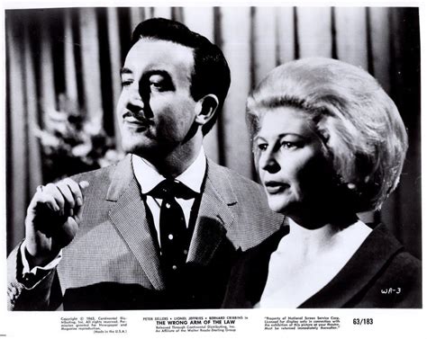 Peter Sellers And Vanda Godsell In The Wrong Arm Of The Law 1963