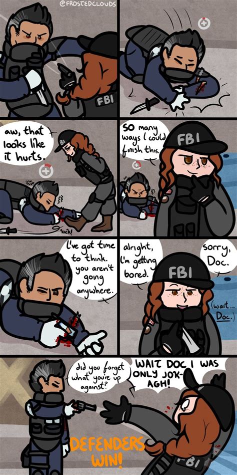Dont Play With Your Food By Frostedclouds On Deviantart Rainbow Six