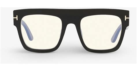 tom ford ft0847 renee square frame optical glasses in black lyst australia