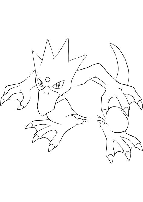 Golduck No55 Pokemon Generation I All Pokemon Coloring Pages