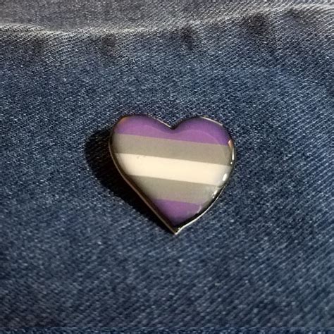 Graysexual Pride Pin Lgbt Pin Gray T Pride Pin Rainbow Etsy