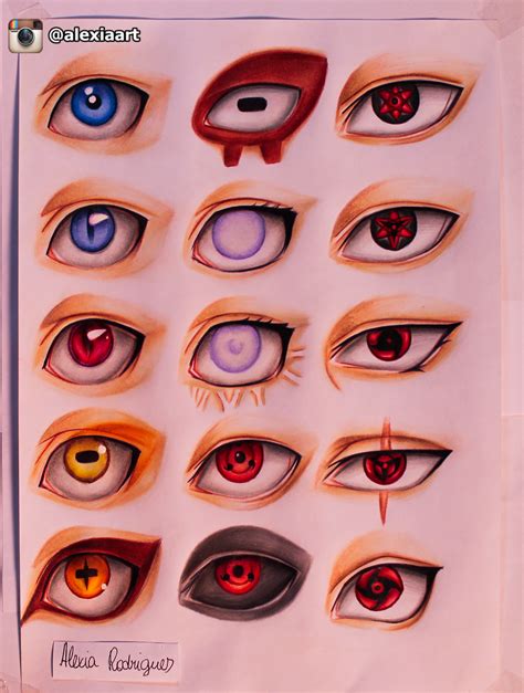 Naruto Eyes By Alexiarodrigues On Deviantart