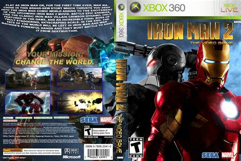 Xbox 360 Covers Iron Man 2