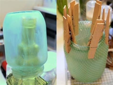Homework Etceteras Diy Faux Sea Glass Jars