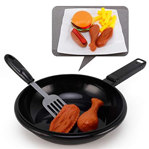 Liberty Imports Fast Food Playset With Cooking Pan And Spatula 25