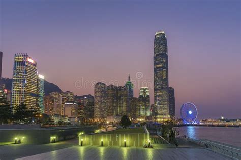 Skyline Of Central District Of Hong Kong City Stock Photo Image Of