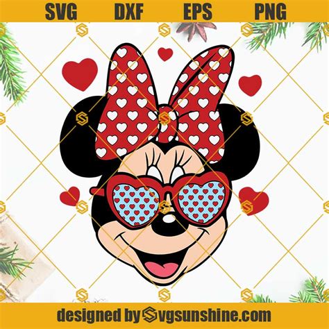 Minnie Mouse Valentines Day Svg Minnie Mouse Svg Minnie Love Svg