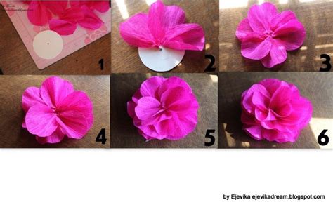 Cómo Hacer Flores Con Papel Crepé Paso A Paso Imágenes De Flores