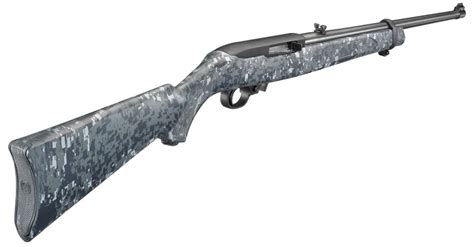 Ruger 1022 Exclusive 22 Lr Autoloading Rifle With Navy Blue Digital