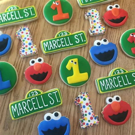 Elmo Cookies Elmo Cookies Elmo Birthday Party Elmo Birthday