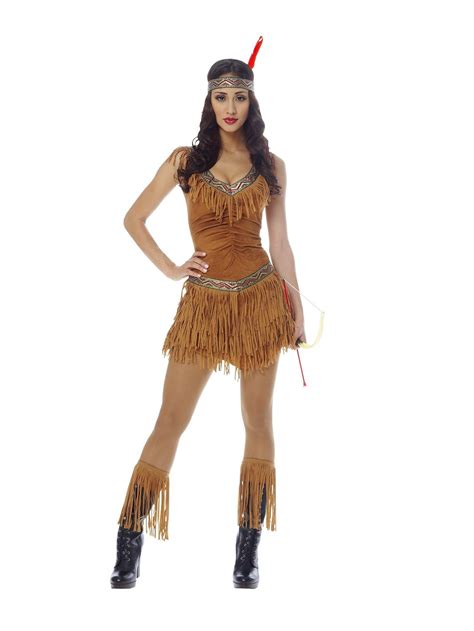 Sexy Fringe Native American Maiden Costume Sexy Indian Costumes