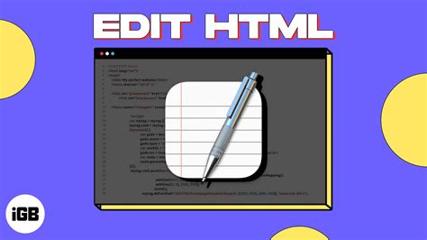 How To Use Textedit On Mac To Create And Edit Html Files Igeeksblog