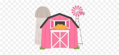 Pink Barn Farm Barn Clipart Emojibarn Emoji Free Transparent Emoji