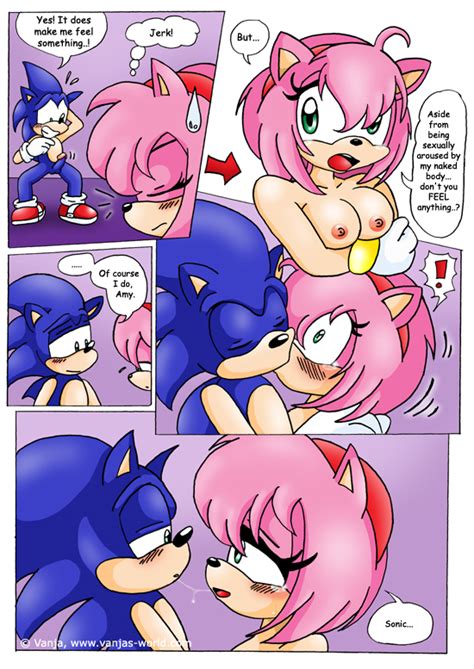 Rule 34 Amy Rose Anthro Comic Erect Penis Female Fur Hedgehog Kissing