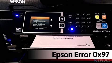 ¿cómo Solucionar El Error De Epson 0x97
