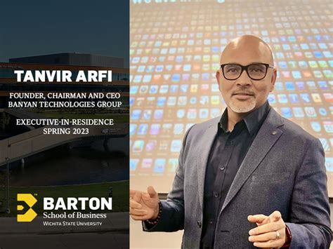 Tech Ceo Tanvir Arfi Becomes Barton Schools Latest Executive In Residence